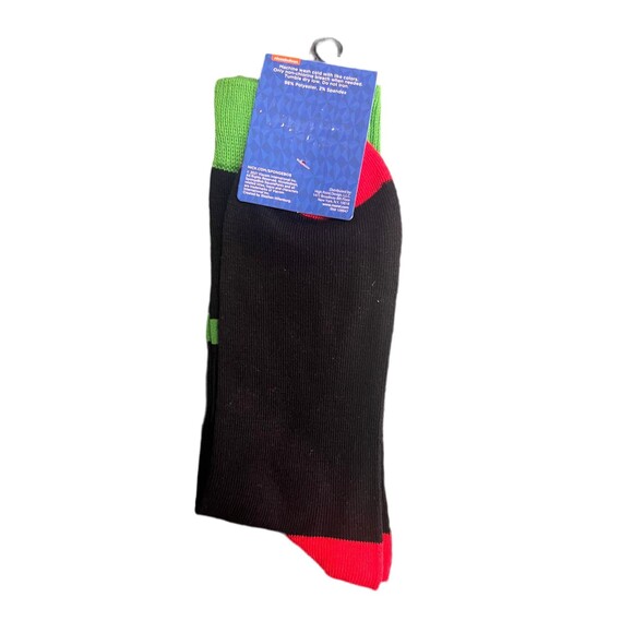 SpongeBOB Squarepants No Peeking Men’s Crew Socks - Picture 2 of 2